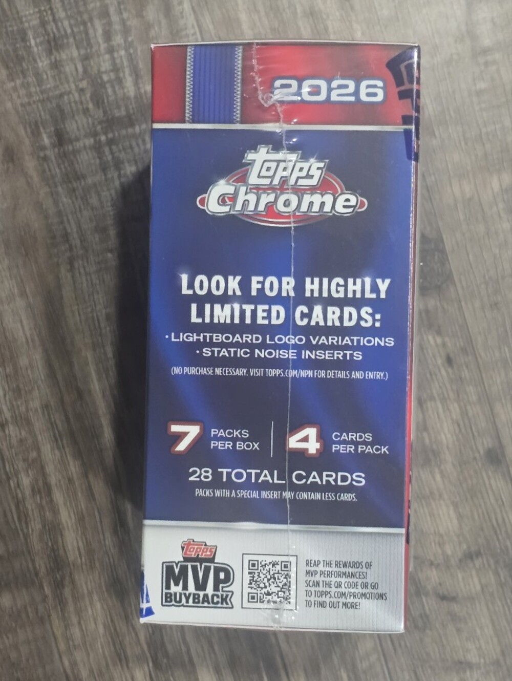 New In Package 2026 Topps MLB Chrome Baseball Trading Card Value Box - Picture 4 of 5